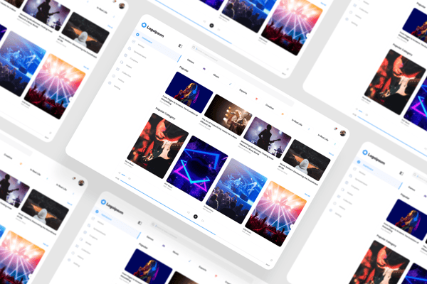Music Play Dashboard UI Kit