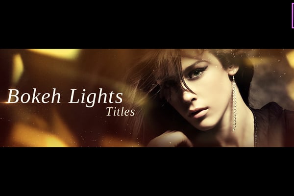 Bokeh Lights Titles