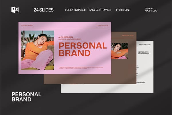 Personal Brand Deck PowerPoint