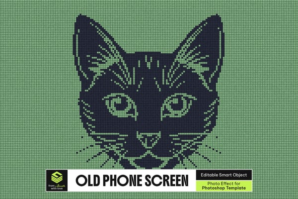 Old Phone Screen Photo Effect