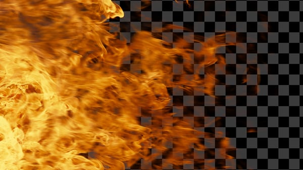 Fire Wipe Transition – Left to Right