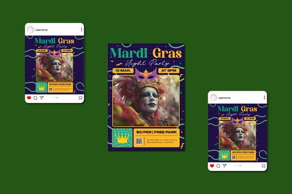 Mardi Gras Flyer