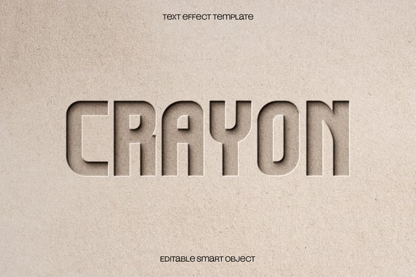 Cutout Paper Text Effect