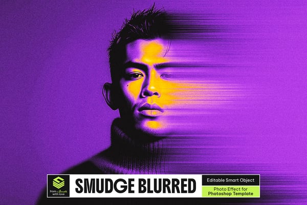 Smudge Blurred Photo Effect