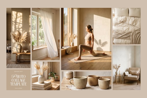 Free Moodboard Photo Collage PSD Template 5