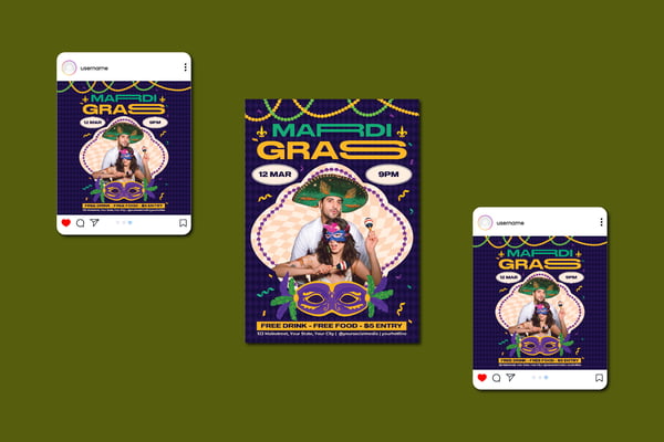 Mardi Gras Flyer