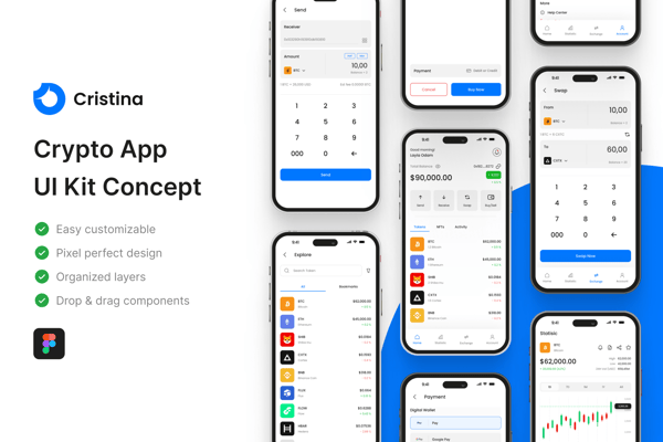 Cristina - Crypto App UI Kit