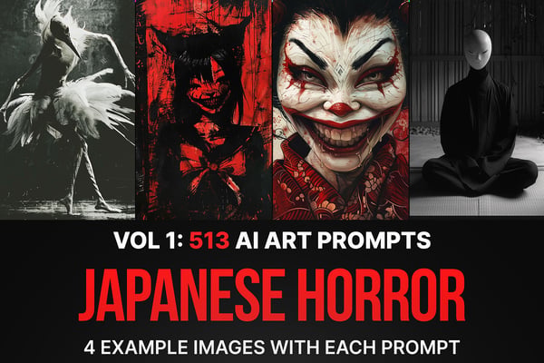 513 Japanese Horror Ai Art Prompts