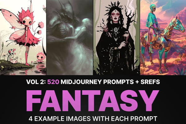 520 Fantasy Prompts With Sref Codes