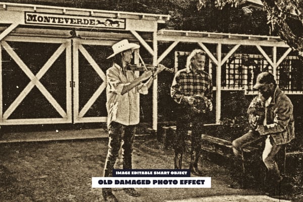 Old Damaged Photo Effect