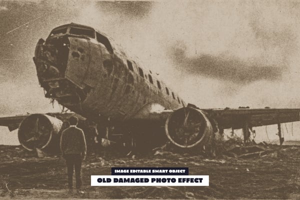 Old Damaged Photo Effect