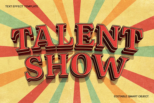 Retro Vintage Text Effect