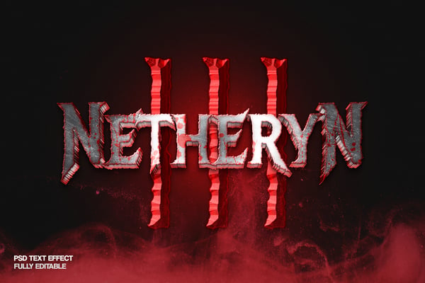 Grunge Horror Text Effect