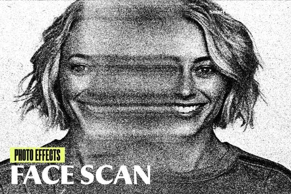 Face Scan Photo Effect
