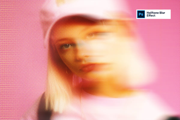 Halftone Blur Effect
