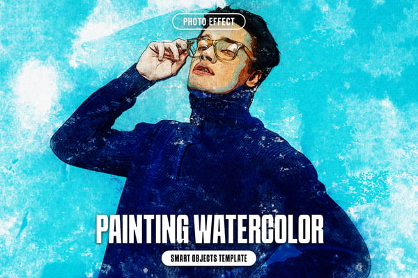 Painting Watercolor Photo Effect