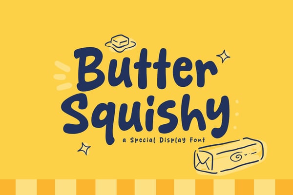 Butter Squishy - A Fun & Cozy Font