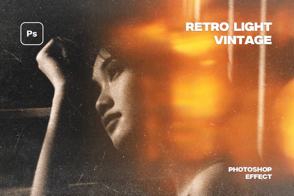 Retro Light Photo Effect