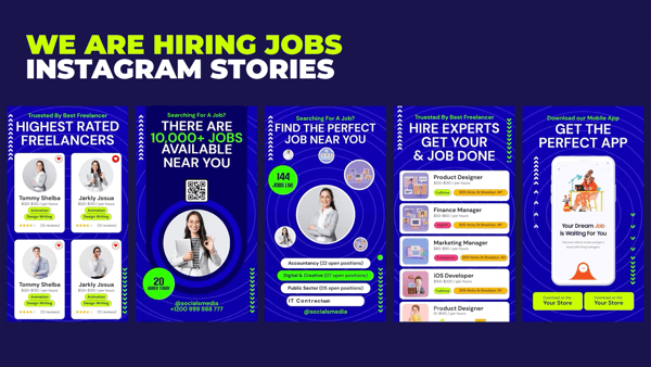We Are Hiring Jobs Instagram Stories