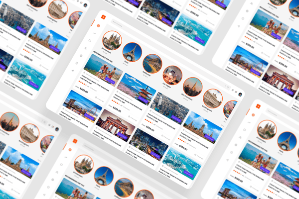 Travel Dashboard UI Kit