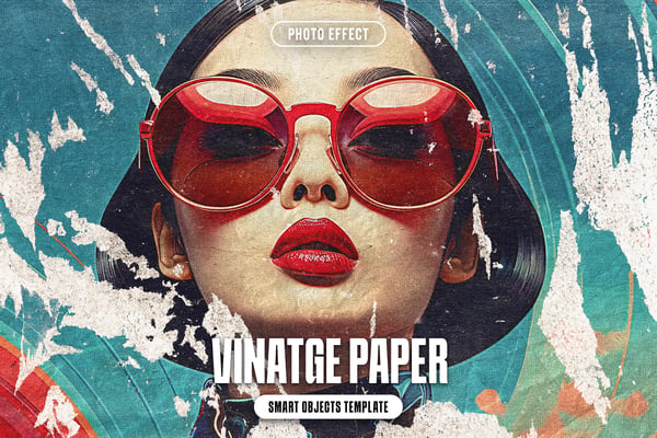 Vintage Paper Photo Effect