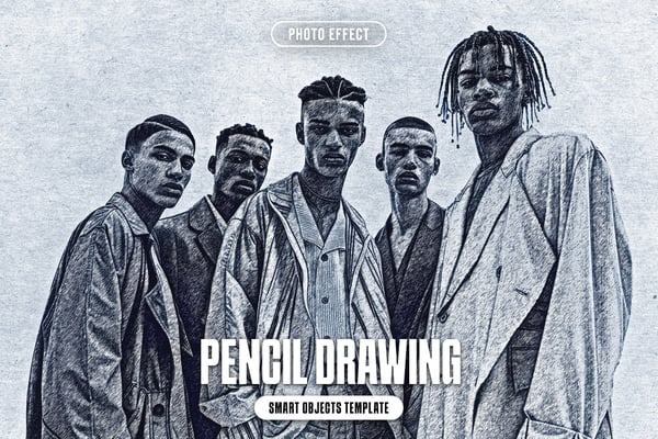 Pencil Drawing Photo Effect