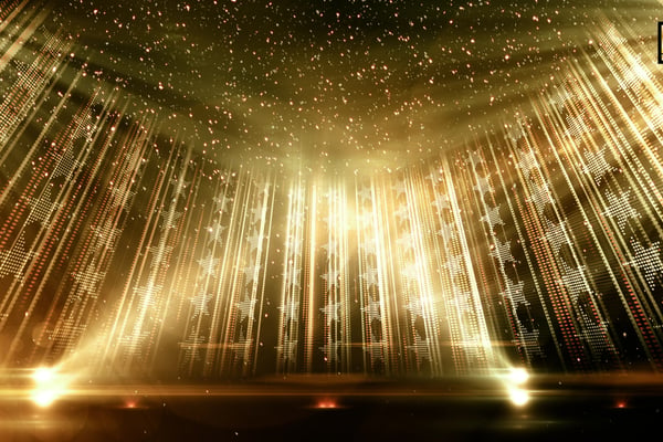Stars Golden Stage 4K | Video in Loop