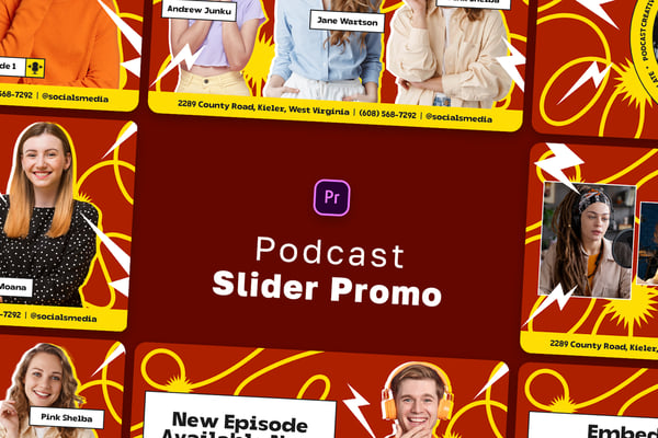 Podcast Slider Promo MOGRT