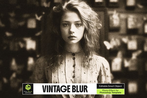 Vintage Blur Photo Effect