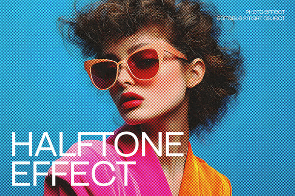 Halftone Photo Effect