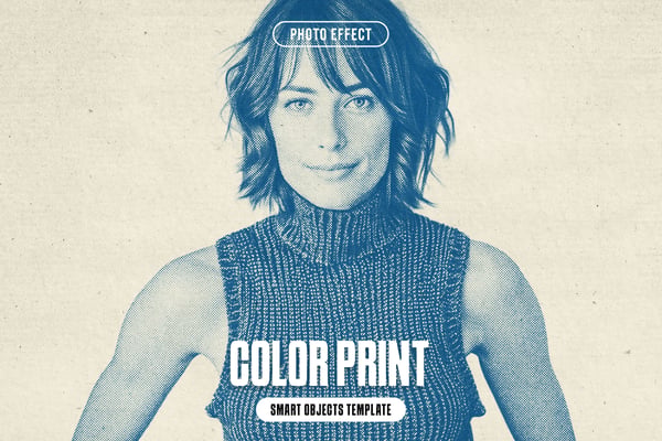 Color Print Photo Effect