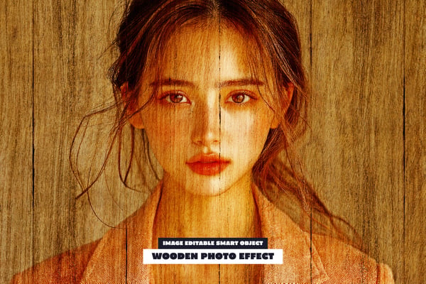Wooden Photo Effect
