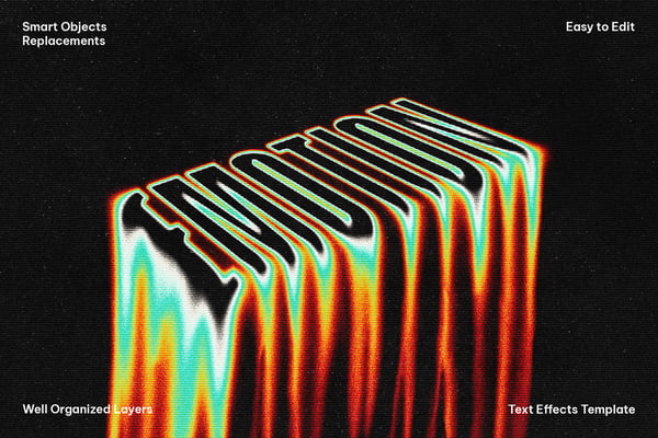 Melting Liquid Text Effect