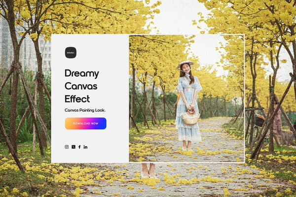Dreamy Canvas Effect - Canvas Painting Look