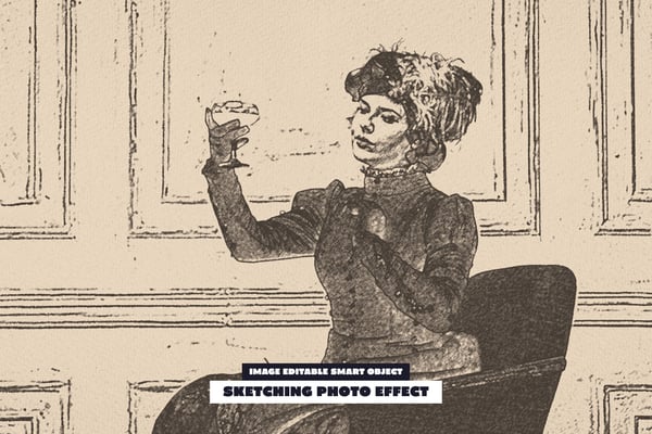 Sketching Photo Effect