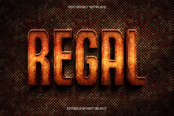 Rusty Text Effect