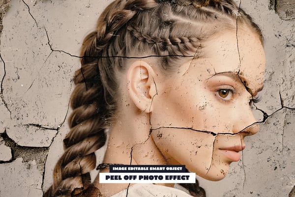 Peel Off Photo Effect