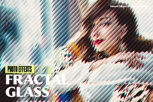 Fractal Glass Photo Effect