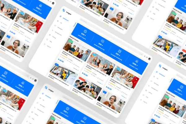 Course Dashboard UI Kit