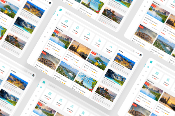 Travel Dashboard UI Kit