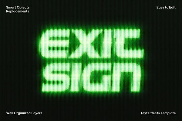 CRT Screen Text Effect