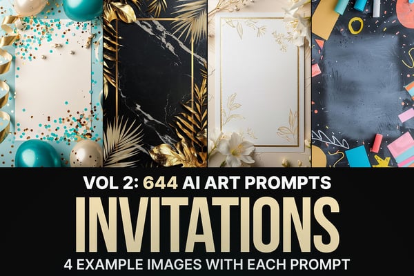644 MJ Invitation Prompts: Vol 2