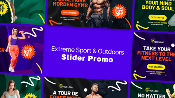 Extreme Sports and Outdoors Slider