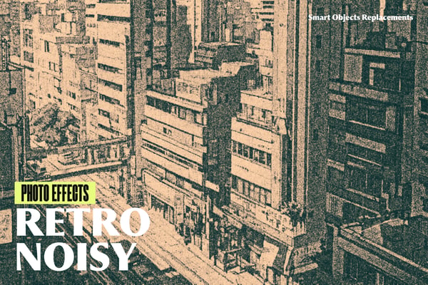 Retro Noisy Photo Effect