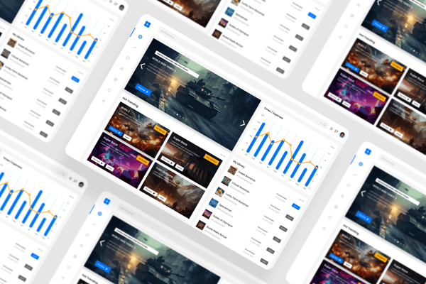 Games Dashboard UI Kit