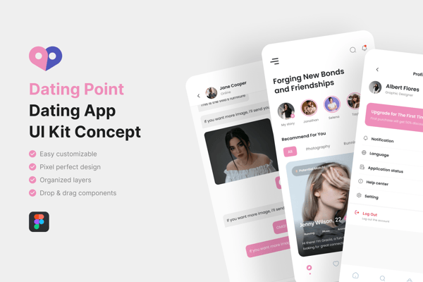Dating Point_Dating App UI Kit