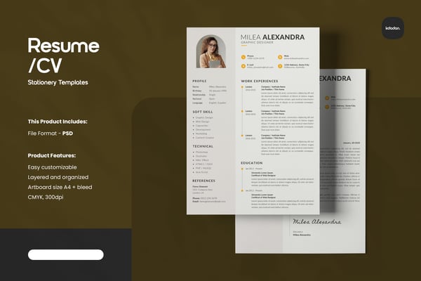 Resume/CV – Vol. 39
