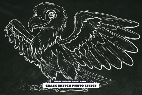 Chalk Sketch Photo Effect