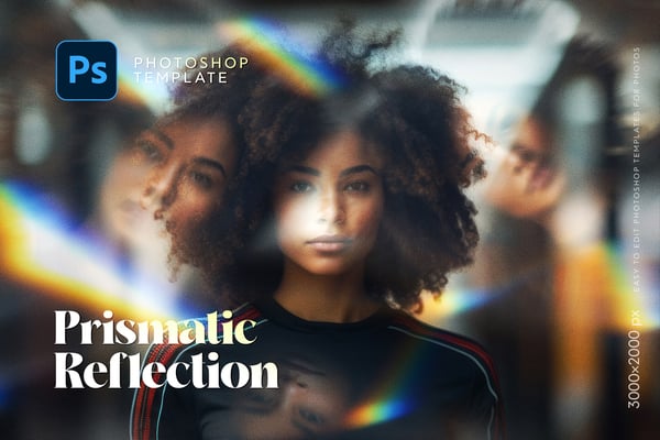 Prismatic Reflection Photo Effect