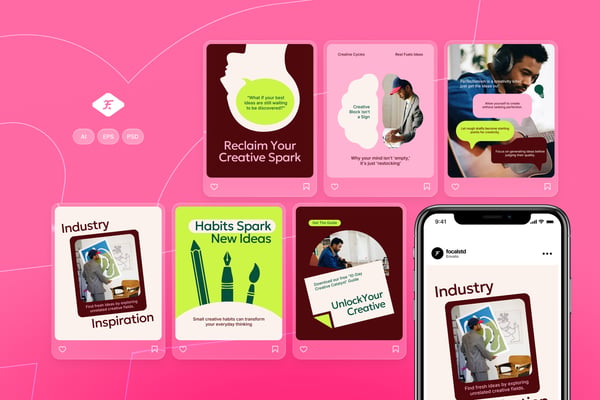 Creative Mindset - Instagram Post Template